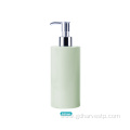 Cylinder Green 200ml 250ml Lotion Bottle With Pump